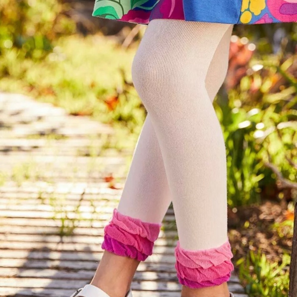 Girls Matilda Jane Toot Suite Footless Tights SZ 2 - Picture 2 of 4